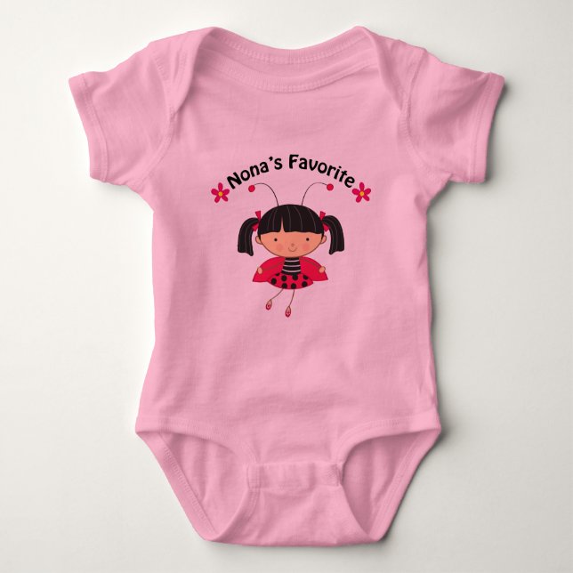 Body Para Bebê Nonas Favorite Girls Gift (Frente)