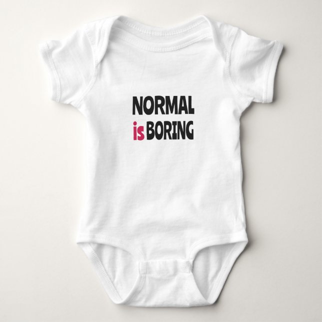 Body Para Bebê Normal é Chato (Frente)
