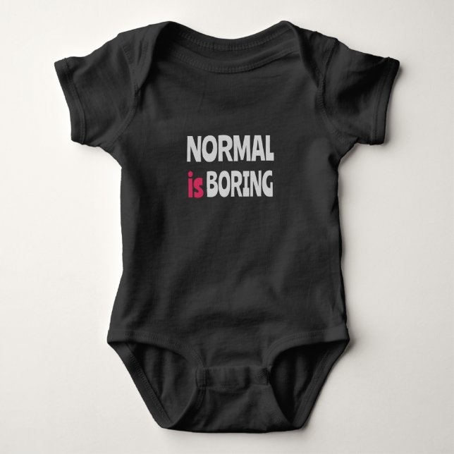 Body Para Bebê Normal é Chato (Frente)