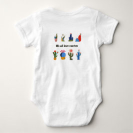 Body Para Bebê Nós todos amamos cacto