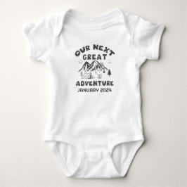 Body Para Bebê Nossa próxima Grande Aventura Personalizada