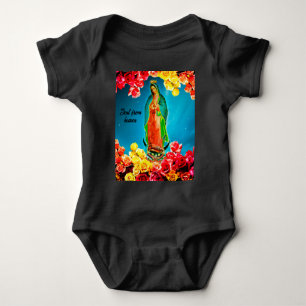 Body Para Bebê Nossa Senhora de Guadalupe Enviada do Céu Personal