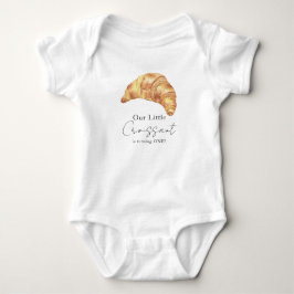Body Para Bebê Nosso Pequeno Croissant 1º Aniversário