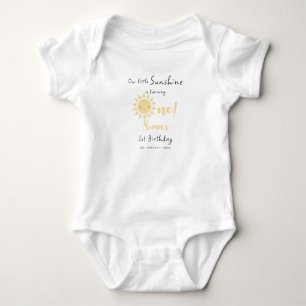 Body Para Bebê Nosso Pequeno Solzinho Está Fazendo Um Aniversário
