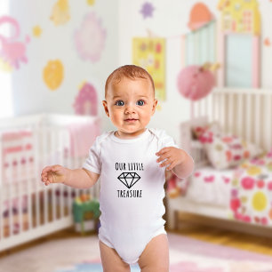 Body Para Bebê Nosso pequeno tesouro. Simples