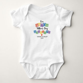 BODY PARA BEBÊ NOSSO PRIMEIRO DIA DE OS PAIS JUNTOS