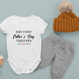 BODY PARA BEBÊ NOSSO PRIMEIRO DIA DE OS PAIS JUNTOS