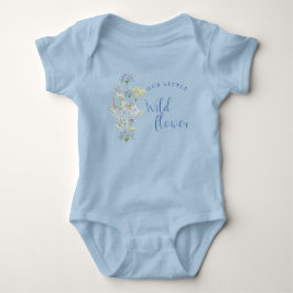 Body Para Bebê Nosso tema de Menino Pequeno Flor Silvestre