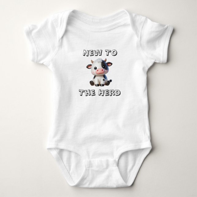 Body Para Bebê Nova Para A Herd (Frente)