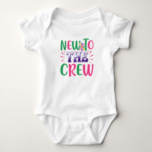 Body Para Bebê Nova Para A Tripulação