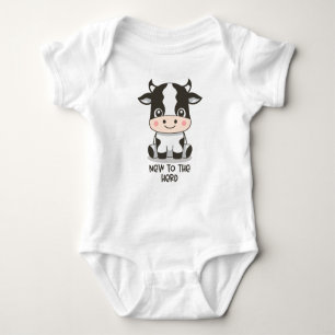 Body Para Bebê Nova para a vaca Herd Cute