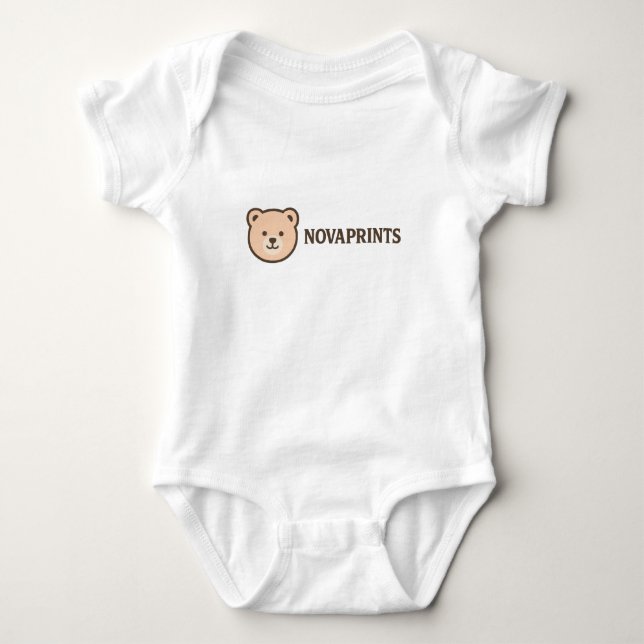 Body Para Bebê NovaPrint Baby One-Piece (Frente)