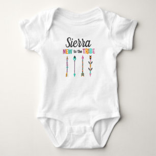 Body Para Bebê Novo personalizado ao nativo americano do tribo