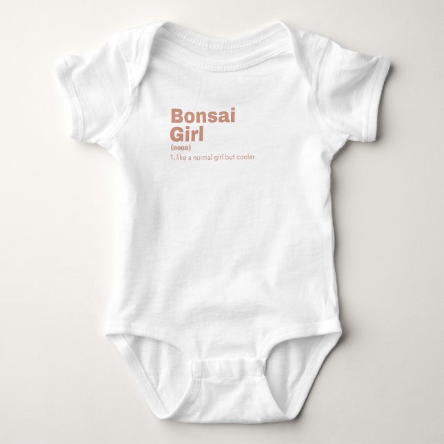Body Para Bebê Nsai Girl - Bonsai (Frente)
