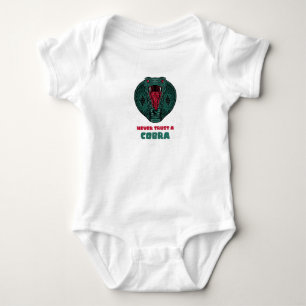 Body Para Bebê Nunca confie em um COBRA