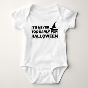 Body Para Bebê Nunca é cedo demais para o halloween