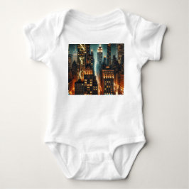 Body Para Bebê NYC Toddler Graphic T Shirt - Icônica New York Cit