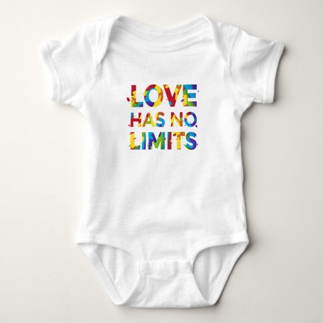 Body Para Bebê O Amor Não Tem Limites (Frente)
