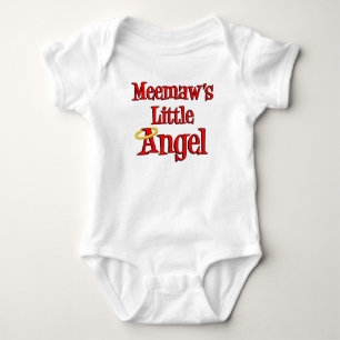 Body Para Bebê O anjo pequeno de Meemaw
