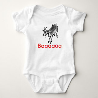 Body Para Bebê O Ano da Cabra para Bodysuit de Bebês