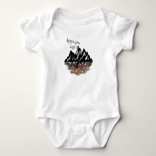 Body Para Bebê O Appalachian enraíza o bebê uma parte