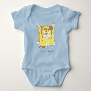 Body Para Bebê O Bebê do Franchie Toast French Bulldog Kid's Baby