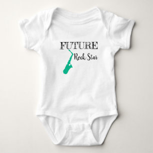 Body Para Bebê O Bebê do Future Rock Star