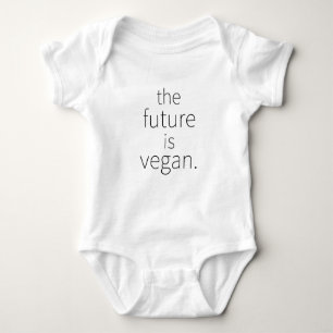 Body Para Bebê O bebê do Vegan cresce - o futuro é Vegan