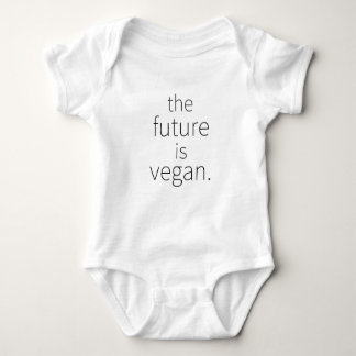 Body Para Bebê O bebê do Vegan cresce - o futuro é Vegan