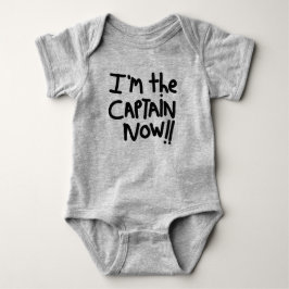 BODY PARA BEBÊ O BEBÊ É O CAPITÃO - LINHA INFERIOR