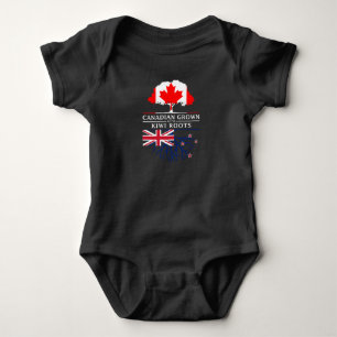 Body Para Bebê O canadense crescido com quivi enraíza Nova