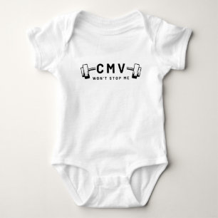 Body Para Bebê O CMV não vai me deter! - Baby Onsie