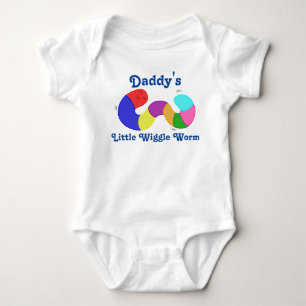 Body Para Bebê O costume do sem-fim do Wiggle do arco-íris caço