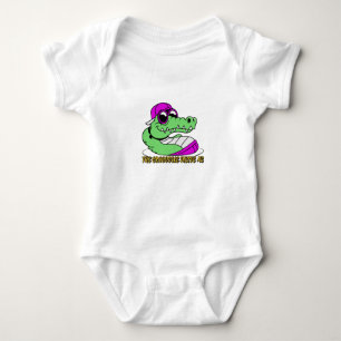 Body Para Bebê O Crocodilo dentro   linda design