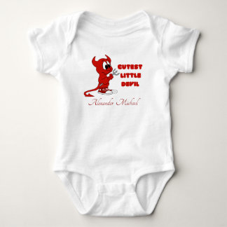Body Para Bebê O Diabo Mais Perto Personalizado, Halloween