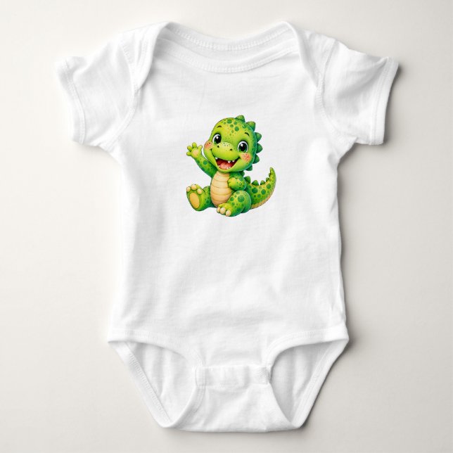 Body Para Bebê O Dino-Mite do Rex  (Frente)