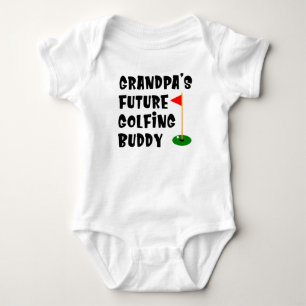 Body Para Bebê O Futuro Amigo Golfe do Vovô