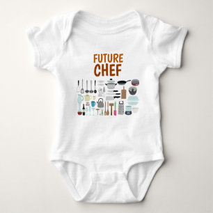 Body Para Bebê O futuro Chef Babyfato