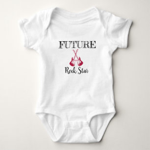 Body Para Bebê O Futuro do Rochedo e Roll Bebê Roupa