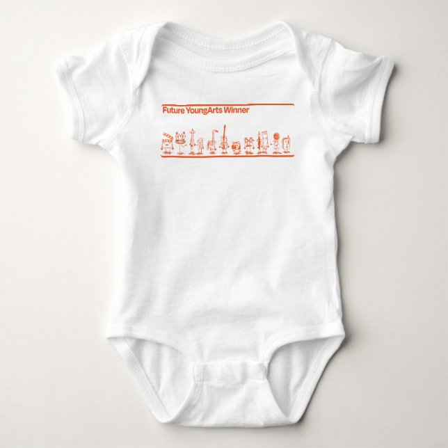 Body Para Bebê O Futuro Jovem Artes Vencedor do Creeper (Frente)