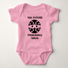 Body Para Bebê O futuro Pickleball Ninja, presente bonito para o 