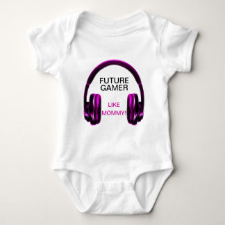 Body Para Bebê O Gamer futuro gosta de mamães!