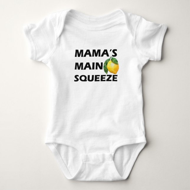 Body Para Bebê O grande amor da mamãe engraçado (Frente)