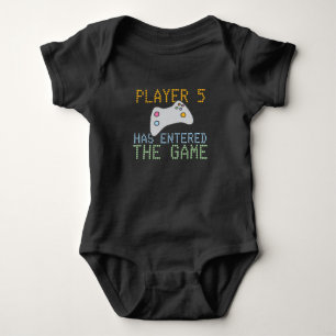 Body Para Bebê O Jogador Entrou No Jogo Personalizado Jogador