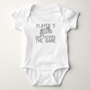 Body Para Bebê O Jogador Entrou No Jogo Personalizado Jogador