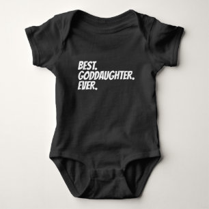 Body Para Bebê O melhor Goddaughter nunca