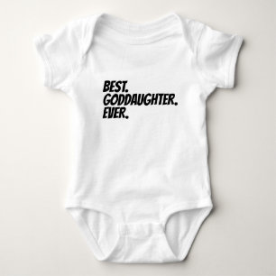 Body Para Bebê O melhor Goddaughter nunca