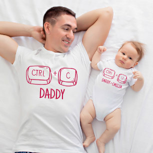 Body Para Bebê O nosso primeiro Novo papai de Dia de os pais e a