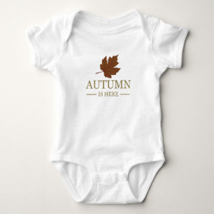 Body Para Bebê o outono chegou