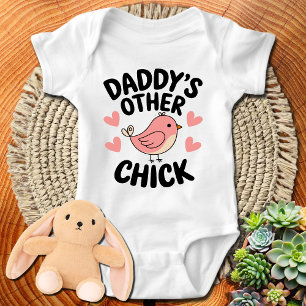 Body Para Bebê O Outro Frango do Papai - Amor Familiar Divertido